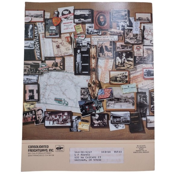 Consolidated Freightways, Inc. The First 50 Years 1929 - 1979 by Miriam Stein - Picture 2 of 4